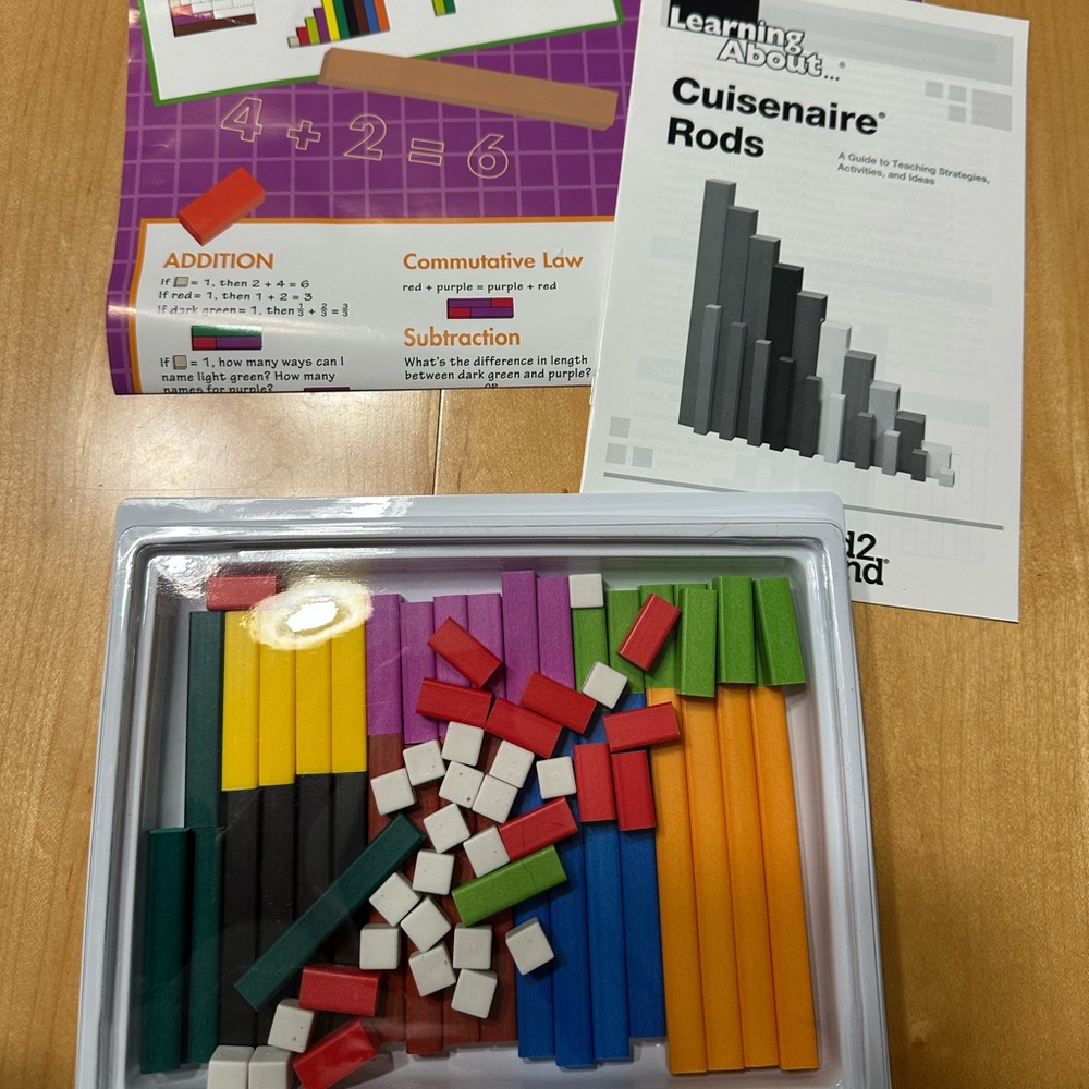 Cuisenaire Rods Set with Guide